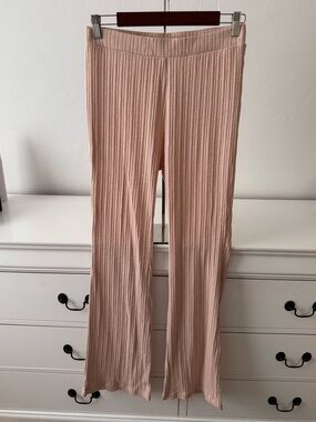 L*Space Jasper Ribbed Knit Pants – Blush Pink – Size M (New w/ Tags)